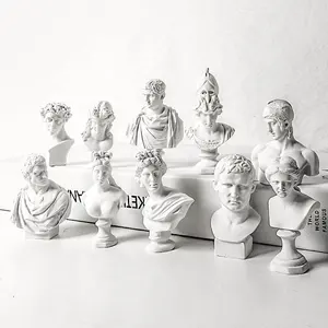 الأوروبي زينة زخرفية إغريقي رئيس تمثال نصفي فن الرسم رسم تمثال راتنج الحرف الإبداعية نموذج مصغرة تماثيل الجص