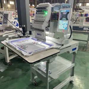 JCS-T1201 300*400 мм новая модель компьютеризированная вышивальная машина для футболок 3d вышивальная машина портативная вышивальная машина - Product Image 1