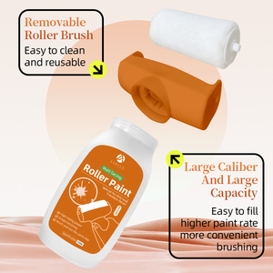 สีทาผนังภายในแบบน้ำสีขาวแรงยึดเกาะสูง500ก. ใช้ในบ้านสีน้ำยางข้นกับแปรงลูกกลิ้ง - Product Image 5