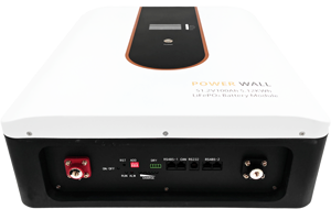 Batería de Litio Solar de Ciclo Profundo de 51.2V 100Ah LiFePO4 para Almacenamiento de Energía en el Hogar, 5.12KWh, Montada en Pared - Product Image 2