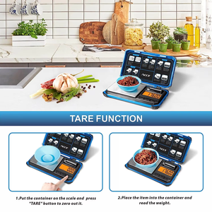 Tùy Chỉnh Mini 500G/1000G 0.01G Túi Kỹ Thuật Số Quy Mô Abs 1Kg Max Pin Giá Rẻ Hiển Thị Cho Đồ Trang Sức Nhà Bếp Thực Phẩm Trọng Lượng - Product Image 2