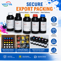 Encre UV LED pour imprimante cylindrique et conique Ricoh G5i CMYK Blanc Vernis pour bouteilles de vin, tubes cosmétiques et emballages