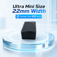 Pelacak Kendaraan Android 4G LTE dengan Baterai Mini Magnetik Tahan Lama 800mAh, Anti Maling untuk Sepeda Motor, Baterai Terintegrasi