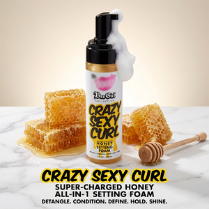 Mousse de Espuma Fijadora Fuerte para Definición de Rizos Orgánicos, para Cabello Rizado, Volumen y Brillo, Texturizante - Product Image 2