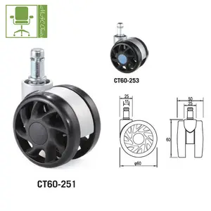 Factory hot sale caster wheel for esd chair