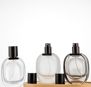 Homay Sang Trọng 30Ml 50Ml 80Ml Hình Bầu Dục Nước Hoa Chai Dầu Với Phun Bơm Và Cap - Product Image 3