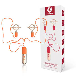 Shandi SHD-S471 Light SM Clip Vibrador de Doble Cabezal para Pezones, Juguete Sexual para Parejas, Clip Mimi para Pezones, Hecho en China - Product Image 1