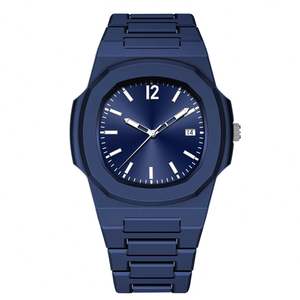 Nuevo plástico deportes al aire libre estudiante impermeable luminoso moda Comercio exterior hombres reloj de cuarzo - Product Image 5