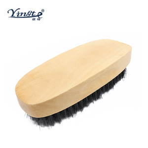 Cepillo para zapatos Yinste de madera maciza con cerdas de pelo de cerdo para una limpieza suave en el hogar. - Product Image 2