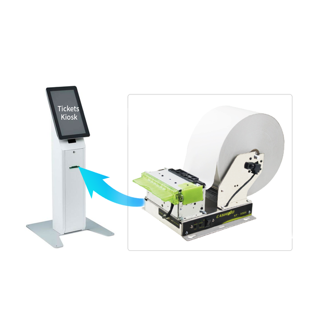 Cashino KP-300 80mm RS232/TTL+USB+Ethernet 203dpi Auto Cutter Kiosk Thermal Receipt Printer