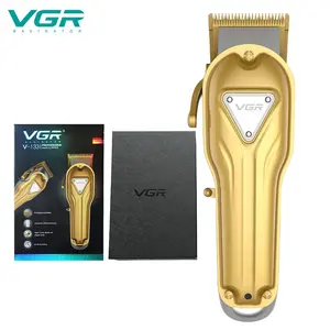 VGR-Cortador de pelo profesional V133 para hombre, maquinilla de afeitar sin cable, Broche del pelo, eléctrica, cabeza baldeada, vgr, 133 v-133