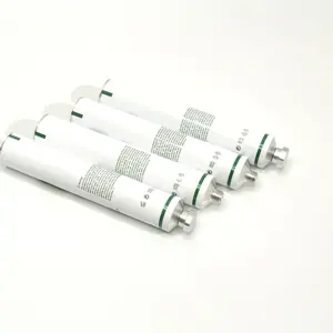 Impresión personalizada de fábrica Crema de manos vacía Contenedor de tubo de aluminio Tubo cosmético plegable Squzee de aluminio