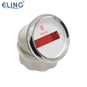 ELING 52mm (2 '') Medidor digital de horas Motor RPM Medidor de horas con retroiluminación roja 12V 24V para tractores de automóviles Barcos ATV <span class=keywords><strong>YTV</strong></span> - Product Image 3