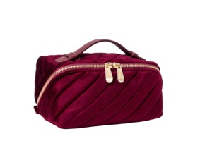 Nuova Borsa <span class=keywords><strong>da</strong></span> <span class=keywords><strong>Viaggio</strong></span> per Donna, Elegante Pochette in Velluto, <span class=keywords><strong>Kit</strong></span> di <span class=keywords><strong>Trucco</strong></span> Portatile di Lusso per Signore - Product Image 2