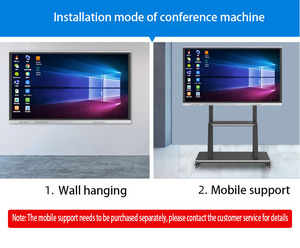 All-in-One 65inch tương tác máy thông minh giáo dục màn hình cảm ứng hội nghị video 55inch hiển thị - Product Image 4
