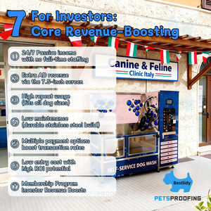 เครื่องล้างสุนัขแบบใหม่ ดีไซ<span class=keywords><strong>น</strong></span>์ทันสมัย สถานีดูแลสุนัข บริการล้างสุ<span class=keywords><strong>น</strong></span>ัขด้วยตนเอง พร้อมสติกเกอร์สั่งทำพิเศษ มีจำหน่ายแล้ว - Product Image 4