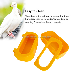 Jaula de plástico para animales, comedero para pájaros y bebedero para codorniz, pollo, Paloma - Product Image 5