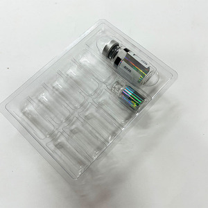 Bandeja de Plástico Impermeable <span class=keywords><strong>HXM</strong></span> para 10 Frascos Cosméticos de 2 ml con Forma Personalizada y Recubrimiento UV Mate/Brillante - Product Image 2