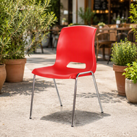 Chaise pliante en plastique écologique en gros, durable et ergonomique, idéale pour les enseignants, les gymnases et les parcs