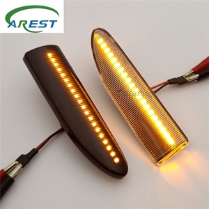 Rétroviseur <span class=keywords><strong>clignotant</strong></span> répéteur LED clignotants lumière intermittente latérale pour Jaguar X-Type 2002 2003 2004 2005 2006 2007 2008 - Product Image 6