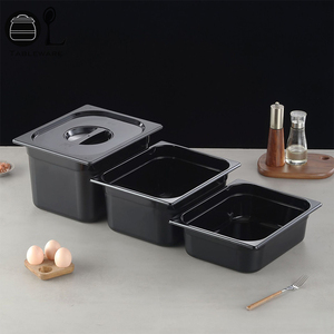 Contenedor Apilable y Duradero <span class=keywords><strong>para</strong></span> Almacenamiento de Alimentos OULU Negro PC 8L 5L con Tapa - Product Image 4