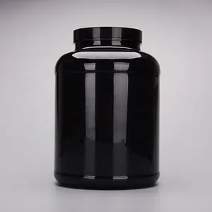 Leerer Fitness-Protein pulver behälter 3L 5L 7L 10L Kapazität Farbe Benutzer definierte Weithals-Molkeproteinglas-Plastik flasche für Pulver