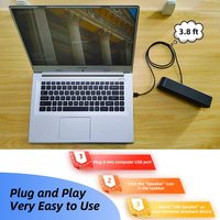 Speaker USB Portabel Komputer Laptop Honk Mini DC dengan Koneksi Tipe-C 2.0 Channel Output 0-5W