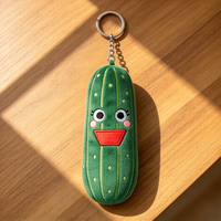 Porte-clés en peluche personnalisé en forme de légume, logo sur mesure, OEM ODM, cadeau promotionnel en gros, approvisionnement en vrac pour enfants