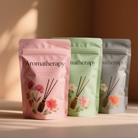 Emballage de sac de sachets écologique personnalisé pochette debout sac d'aromathérapie en plastique sécurisé à encoche déchirable