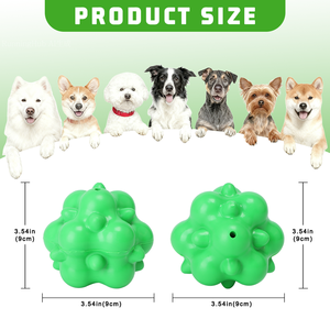 Nuovo Giocattolo Interattivo per Cani in Gomma Resistente con Dispenser di Snack, Pulizia dei Denti e Allenamento del QI - Product Image 5