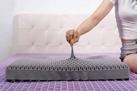Oreiller de voyage TPE personnalisé OEM en mousse à mémoire de forme, anti-pression, solide/à motifs, taille standard, fabrication en vrac, directement de l'usine