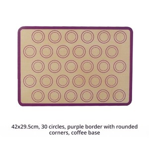 Tapis <span class=keywords><strong>de</strong></span> cuisson en silicone épaissi <span class=keywords><strong>de</strong></span> qualité alimentaire, super antidérapant pour pétrir la pâte, faire du pain, des gâteaux et des pâtisseries - Product Image 6