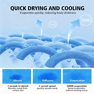 เสื้อตกปลาแขนยาว UPF50ผู้ชายเสื้อฮู้ดแห้งเร็วป้องกันรังสียูวี - Product Image 3