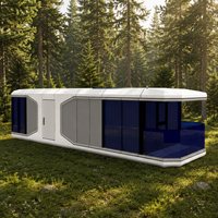 20 maisons modulaires préfabriquées de 40 pieds, bureaux conteneurs, maisons portables, pods, maisons capsules mobiles
