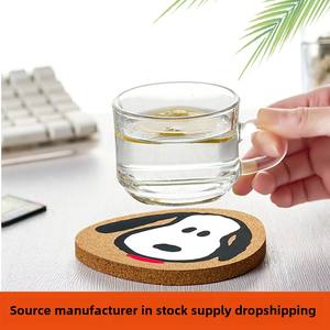 Nouveau design moderne 2026 – Sous-plat en liège personnalisé avec logo, réutilisable, antidérapant et isolant, 10 pouces, pour thé, repas, maison, bureau, assiettes et tasses - Product Image 3