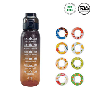 Bouteille d'eau potable en Tritan avec dosette de saveur de fruit, 1L avec parfum d'<span class=keywords><strong>air</strong></span> Met Smaken - Product Image 2