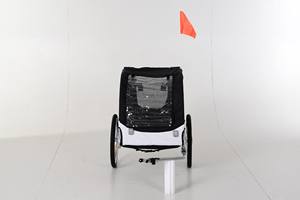 Housse de remorque pour chien de compagnie, amovible, pliable, avec suspension, charge utile 20 kg, 135x59x95 cm - Product Image 2