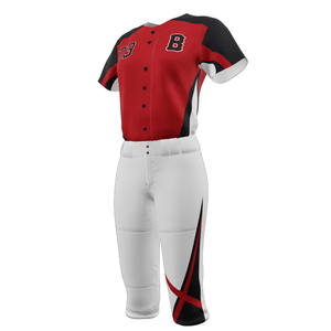 Uniforme de Softbol Juvenil de Diseño Personalizado, Colores Personalizados, Conjunto de Uniforme de Béisbol de Alta Calidad, Uniforme Deportivo de Softbol para Mujer - Product Image 4