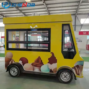 Carro de comida móvil para cocina, remolque para Pizza, restaurante, Taco, camión expendedor de comida rápida, venta