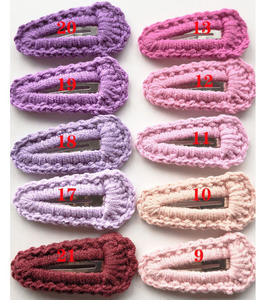 Groothandel Vrouwen Kids Snap Haarspeld Handgemaakte Gevlochten Bb Hairclip Kinderen Baby Haarspelden Accessoires Gehaakt Haar Clip Voor Meisjes - Product Image 2