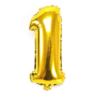 Ballons en aluminium numérique écologiques or et argent de 16/32/40 pouces, chiffres 0-9, pour anniversaires, Saint-Valentin, remise de diplômes - Product Image 2