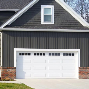 Porte de <span class=keywords><strong>garage</strong></span> en panneaux sandwich en alliage d'aluminium robuste, porte automatique électrique de sécurité pour <span class=keywords><strong>garage</strong></span> domestique - Product Image 1