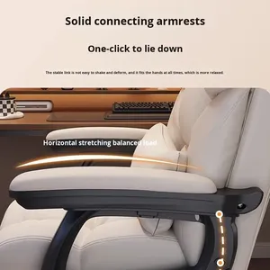 <span class=keywords><strong>Sedia</strong></span> da ufficio girevole ergonomica per la <span class=keywords><strong>casa</strong></span> all'ingrosso gamba in acciaio inossidabile comoda <span class=keywords><strong>sedia</strong></span> da gioco reclinabile con poggiapiedi - Product Image 4