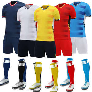 23/24 New Custom Teams Logo Rosa Fußball Uniform Spieler Version Fußball Trikot Set Mit Shorts - Product Image 1