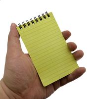 Carnet tactique imperméable en PVC - Bloc-notes spirale vert toutes saisons pour les amateurs de plein air et les professionnels - Cadeau