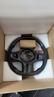 Volant de direction personnalisé en cuir et fibre de carbone avec LED pour E85 E86 E89 Z4 Série 4 M4 Cabriolet