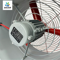 Ventilateur axial de ventilation électrique, extracteur de fumée, ventilateur de cabine de peinture, OEM ODM personnalisable 380V/220V