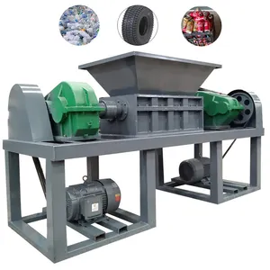 Chinese supplier double shaft shredder machine for CE