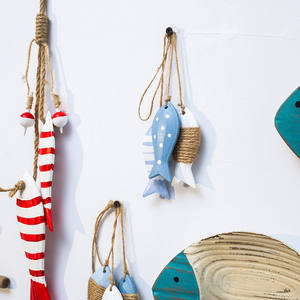 Deniz Temalı Çevre Dostu HYF02 Modern Akdeniz Ahşap Duvar Sanatı Asılı Dekorasyon - Product Image 2