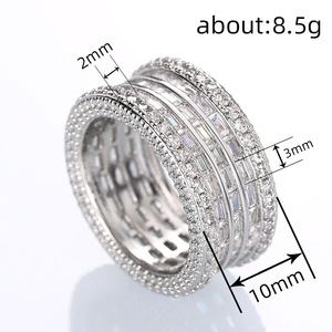 Anello di Fidanzamento Geometrico con Pavé per Donne, Gioiello Elegante e Scintillante - Product Image 5
